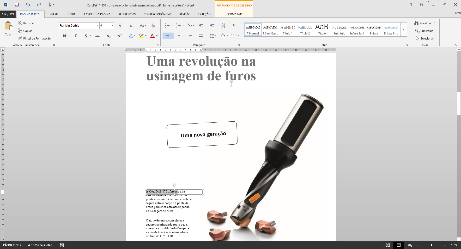 PDF - Conversão Word