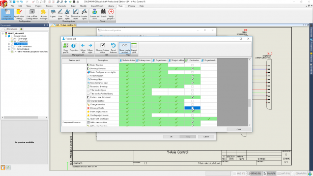 Interface do SOLIDWORKS Electrical 2020 destacando novas funcionalidades e melhorias