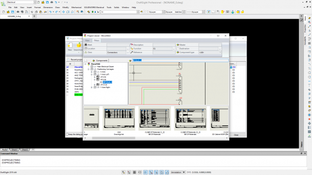 Interface do SOLIDWORKS Electrical 2020 destacando novas funcionalidades e melhorias
