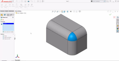 Tutorial SOLIDWORKS: Remover facilmente faces de um corpo sólido ou de superfície