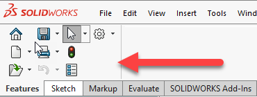 Melhorias na interface do usuário do SOLIDWORKS 2020