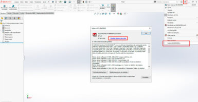 Como encontrar versão, Service Pack e número de série do SOLIDWORKS?