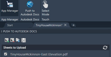 Extensão Autodesk Docs para AutoCAD