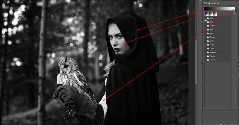 Tutorial sobre clasificación de fotos utilizando mapas de gradiente en Photoshop