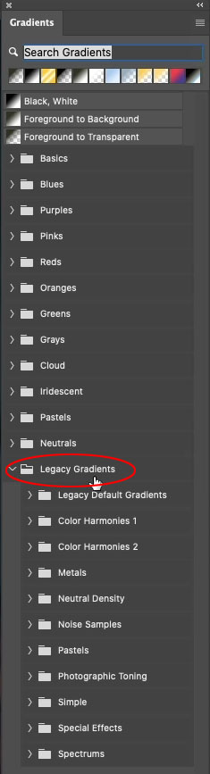 Ejemplo de mapas de gradiente aplicados a fotos en Photoshop