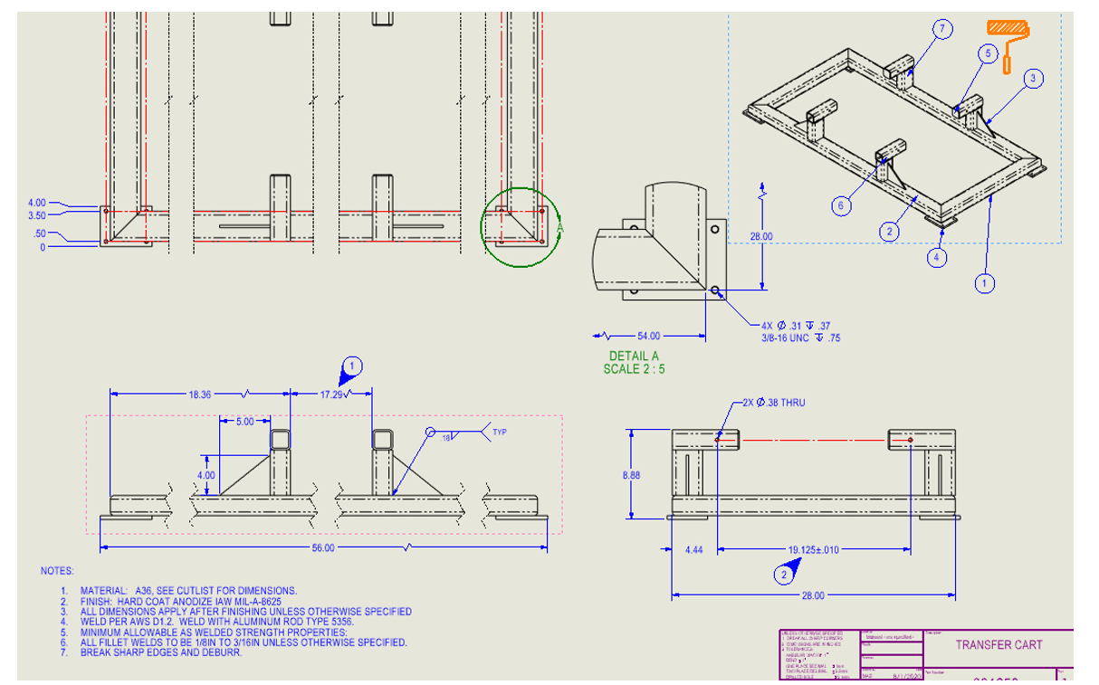 Balões VDA no SOLIDWORKS 3D CAD 