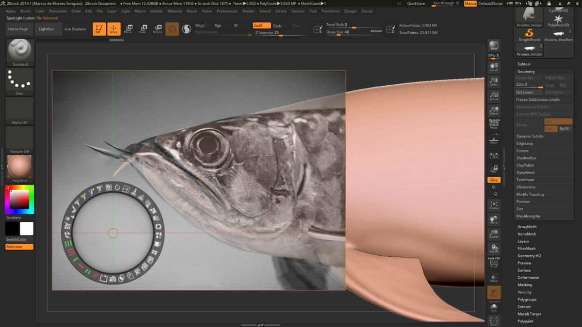 Arte digital do Projeto Mar Sem Fim sobre poluição do plástico