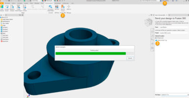 Novidades do Autodesk Inventor 2022: Enviar para Fusion 360