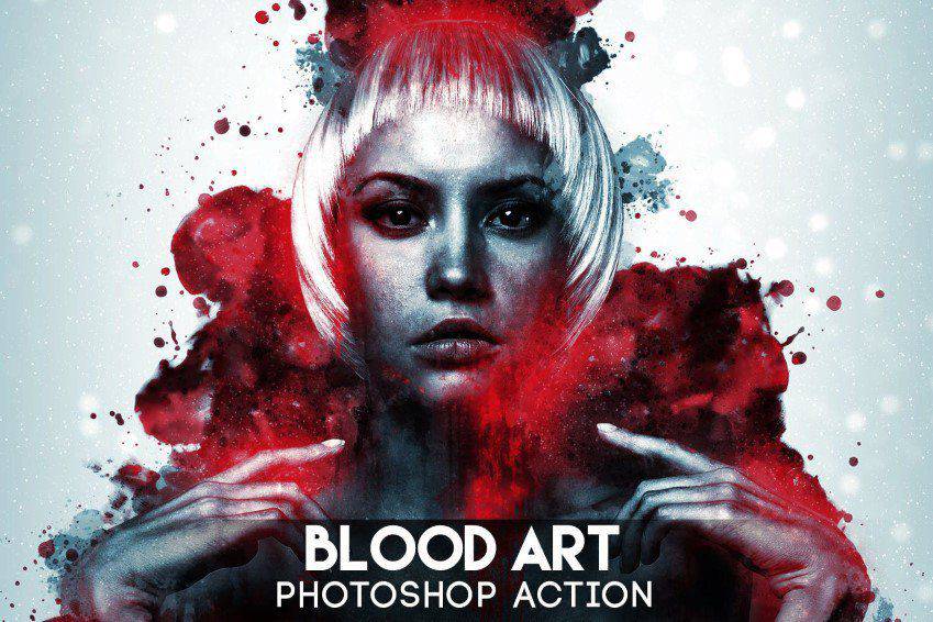 Blood Art Photoshop Action