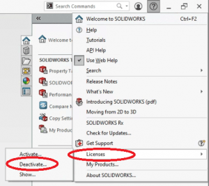 Guia visual para ativação do SolidWorks na internet