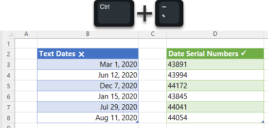 identificar datas formatadas como texto