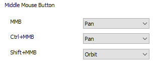 Mapeamento de navegação do botão do meio do mouse no Autodesk Inventor 2022