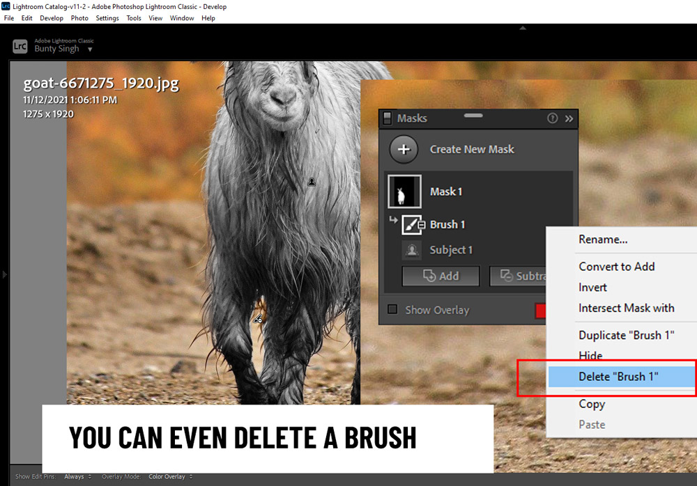 Interface do Lightroom mostrando novas ferramentas de mascaramento para edição de fotos