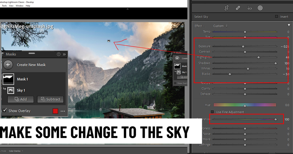 Interface do Lightroom com novas ferramentas de mascaramento em destaque