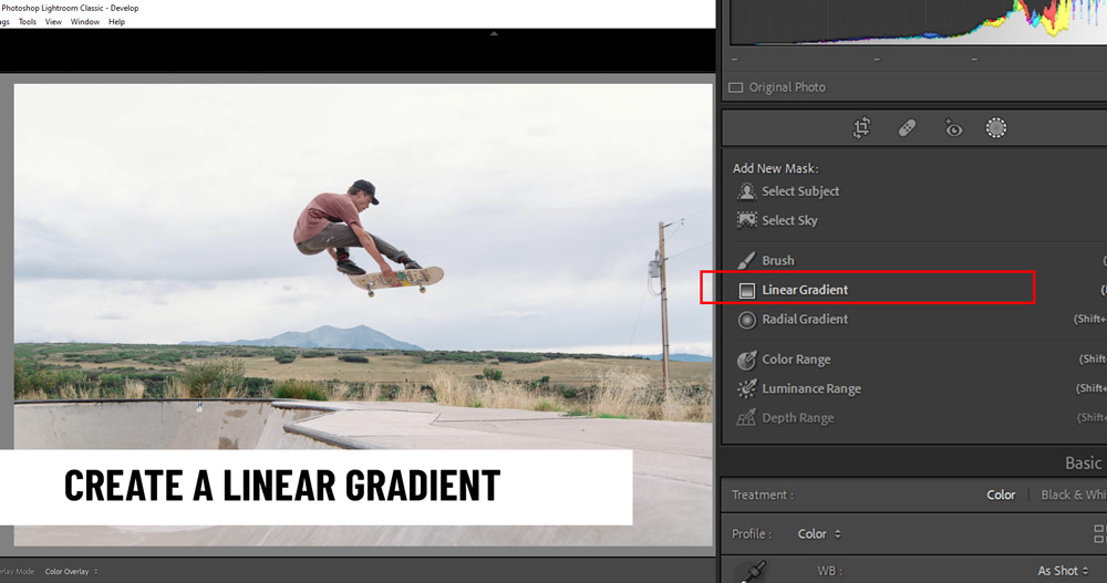 Interface do Lightroom mostrando novas ferramentas de mascaramento em uso