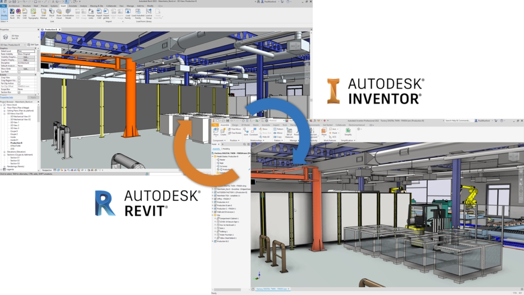 Autodesk Inventor 2022 Exportar um arquivo de projeto do Revit (RVT)