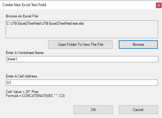 Diagrama mostrando a integração entre Excel e AutoCAD com JTB Excel2TextField
