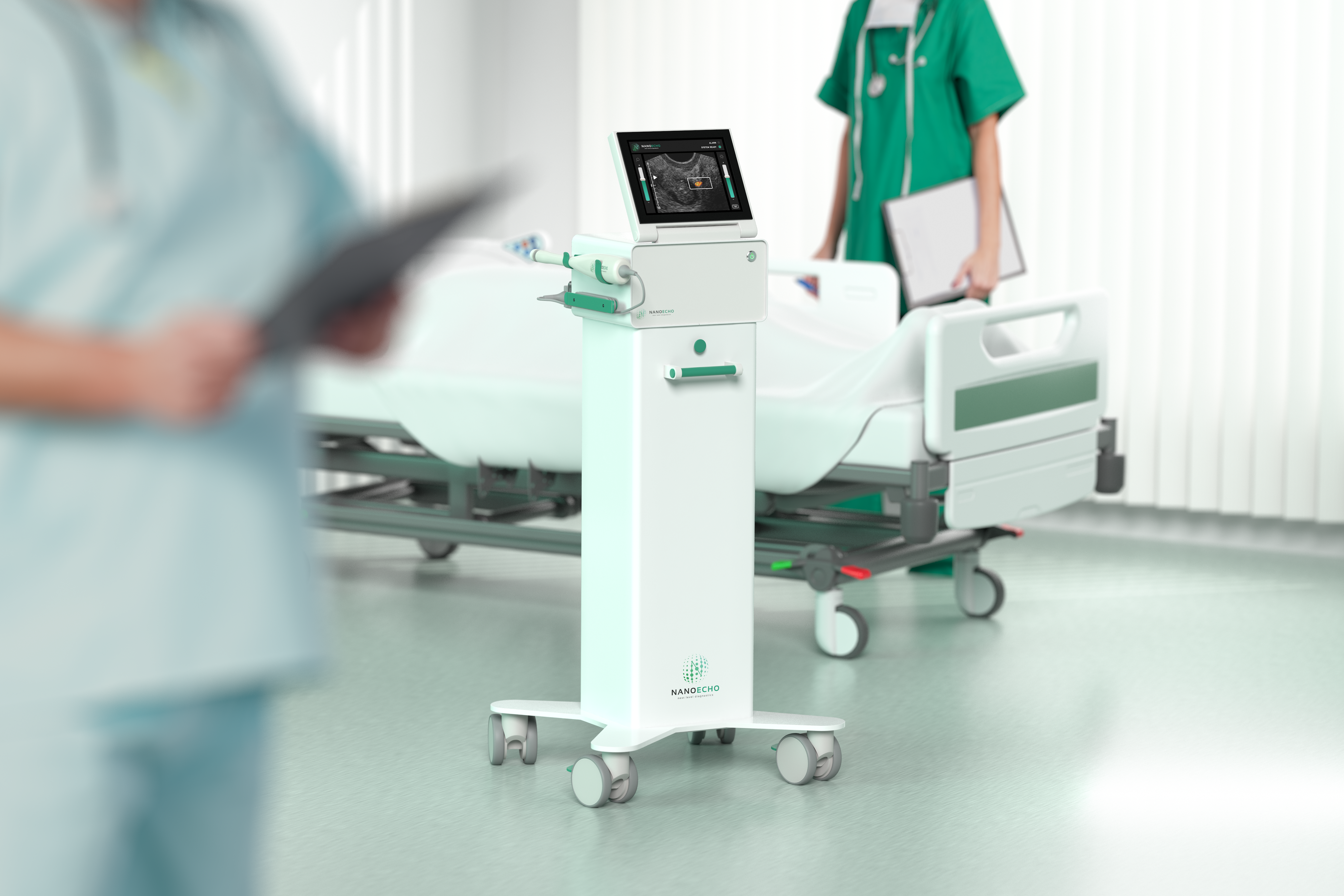Dispositivos médicos sendo projetados com software SOLIDWORKS na NanoEcho