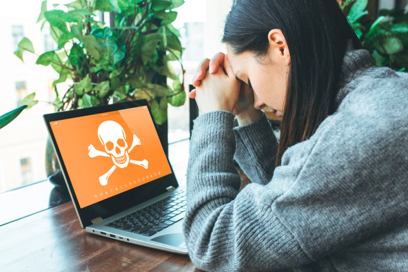 Imagem ilustrativa sobre os perigos do uso de softwares piratas
