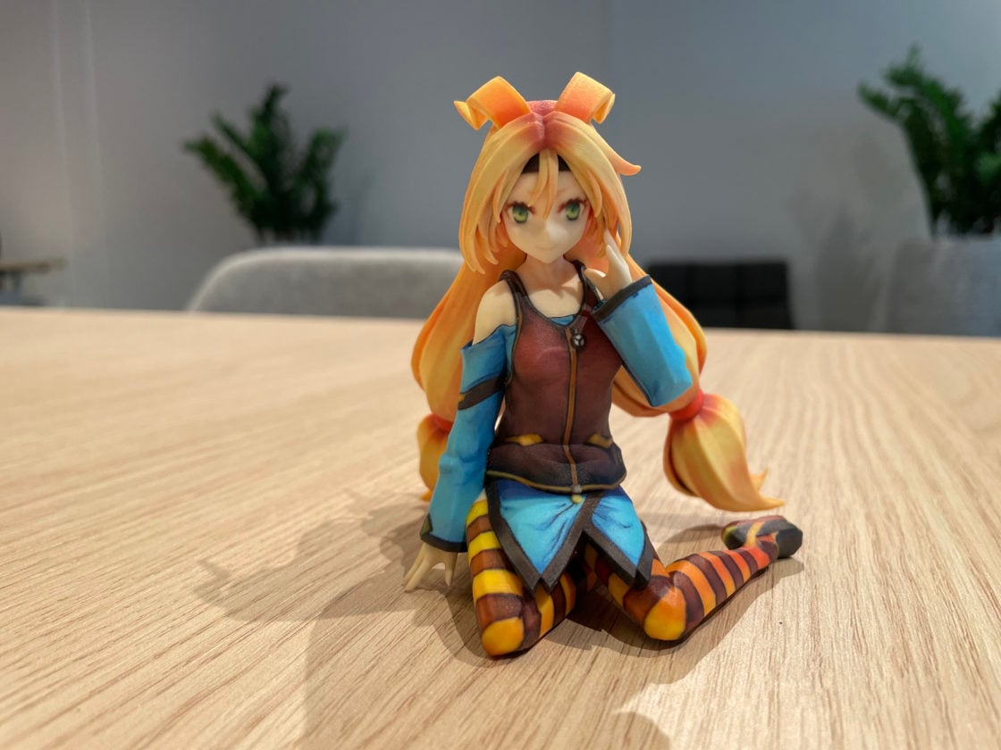 Gráfico mostrando diferentes alturas de camada na impressão 3D