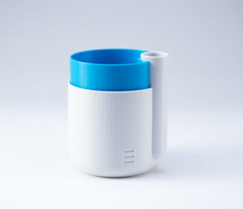 vaso de planta autoirrigável