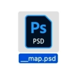 Exemplo de criação de mapas de deslocamento no Photoshop
