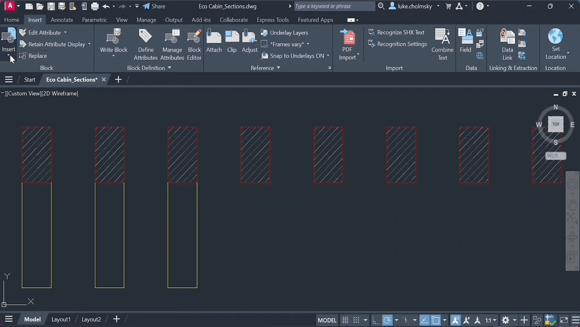 Posicionamento de Blocos Inteligentes AutoCAD 2024