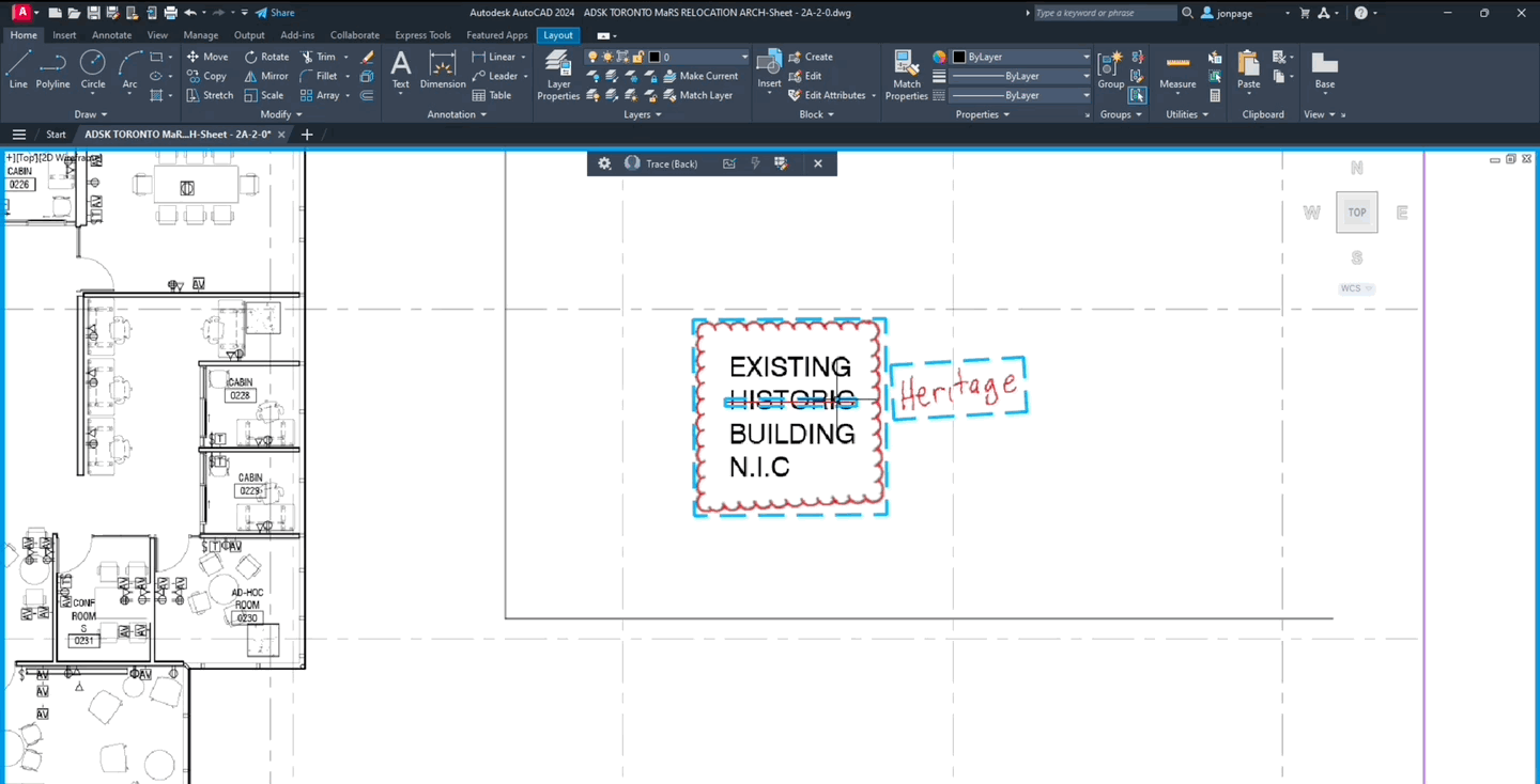 Importação de marcação AutoCAD 2024