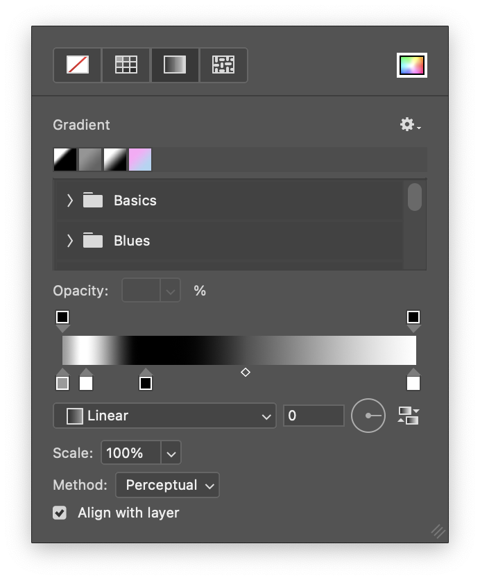Etapa do tutorial do Photoshop para aprender como criar um efeito de vidro de palheta