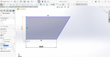 Novidade SOLIDWORKS – Pré-visualizações de dimensões de esboço