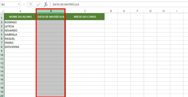 Tutorial EXCEL: Classificando uma lista