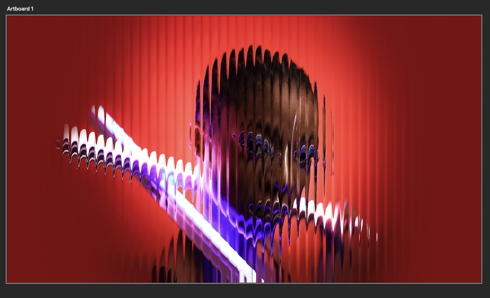 Tutorial de efeito de vidro palhetado no Photoshop com exemplos visuais