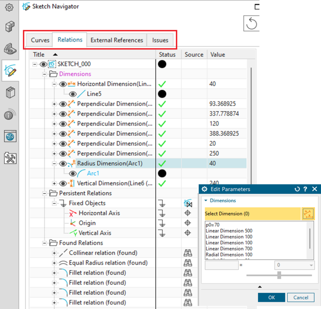 Interface moderna do NX com novos recursos de design e usabilidade
