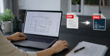 Converta facilmente arquivos PDF para DWG com um comando