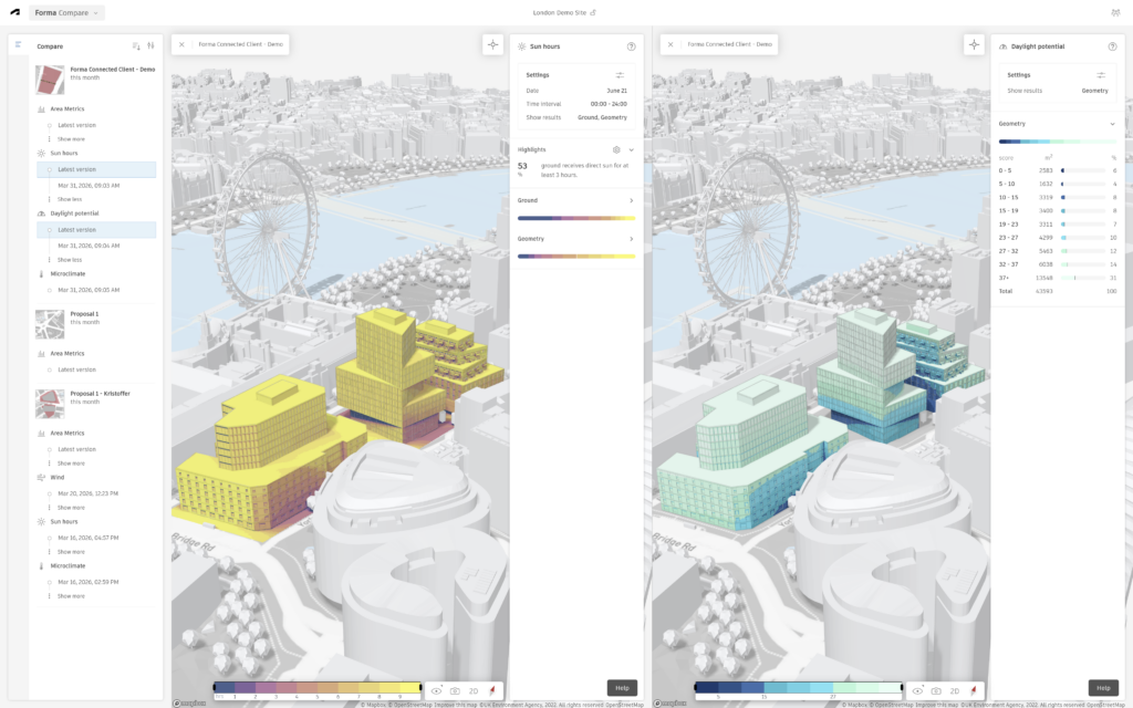 Interface do Revit 2027 exibindo ferramentas de design colaborativo e conectividade