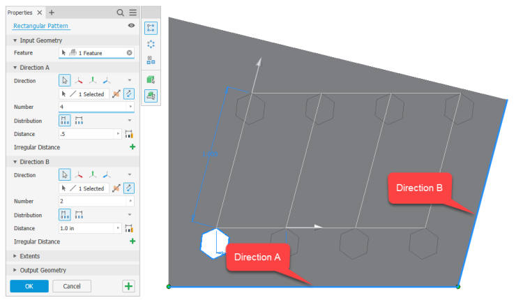 Tutorial sobre dominando padrões no software Inventor com edição de recursos