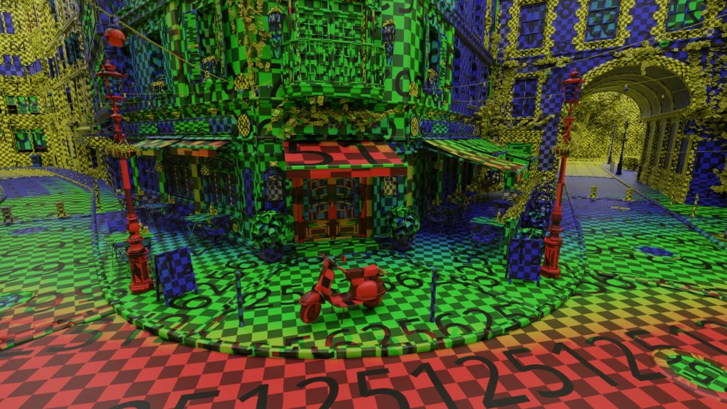Visualização do nível de mipmap